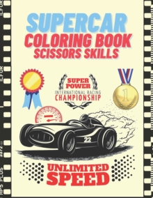 Image for Supercar Coloring Book Scissors Skills!