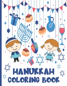 Image for Hanukkah Coloring Book : Fun Hanukkah Gift For Boys And Girls With Easy Coloring Designs