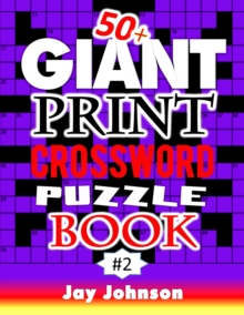 Image for 50+ Giant Print Crossword Puzzle Book