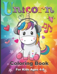 Image for Unicorn Coloring Book For kids Ages 4-8