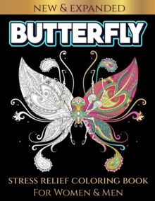 Image for Butterfly Stress Relief Coloring Book for Women & Men