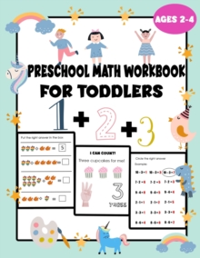 Image for preschool math workbook for toddlers ages 2-4