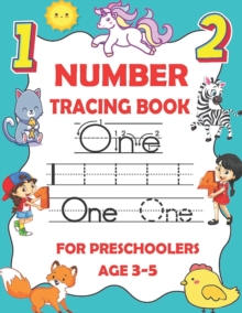 Image for Number tracing book for preschoolers ages 3-5