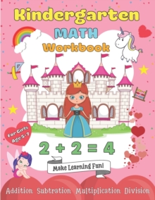Image for Kindergarten Math Workbook for Girls Age 5-7
