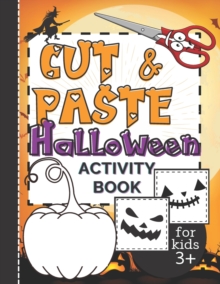 Image for Cut & Paste Halloween Activity Book for Kids 3+