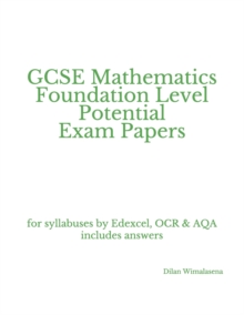 Image for GCSE Mathematics Foundation Level Potential Exam Papers