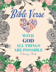 Image for Bible Verse With God All Things Are Possible Coloring Book