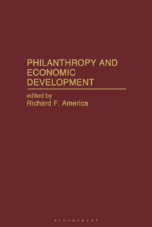 Image for Philanthropy and economic development