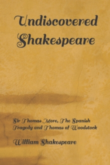 Image for Undiscovered Shakespeare