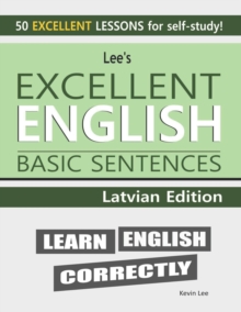 Image for Lee's Excellent English Basic Sentences - Latvian Edition