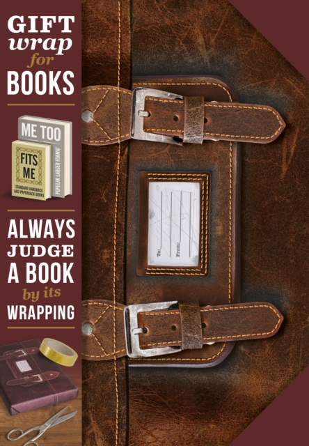 Gift Wrap for Books - Leather Satchel
