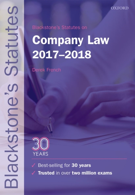 Blackstones Statutes on Company Law 2017-2018