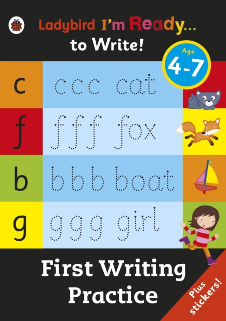 First Writing Practice Ladybird Im Ready to Write Sticker Activity Book