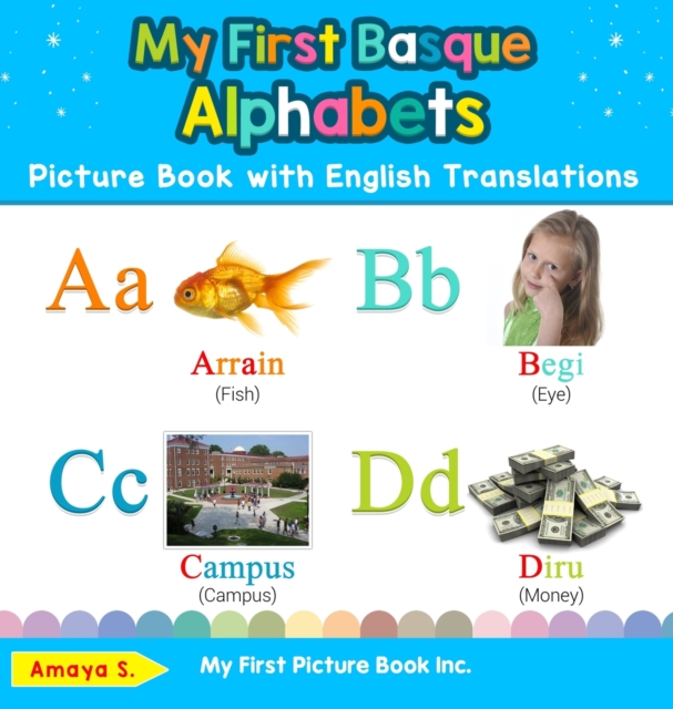 Buy My First Basque Alphabets Picture Book With English Translations 