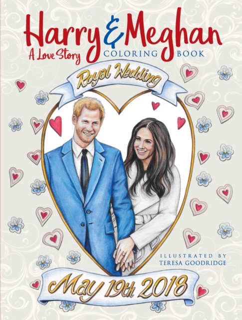 Harry and Meghan A Love Story Coloring Book