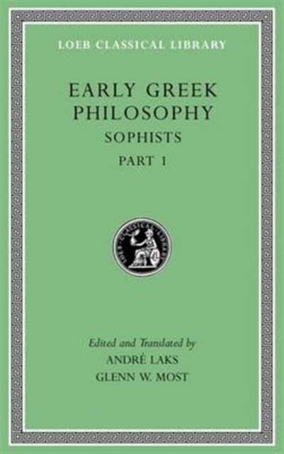 Early Greek Philosophy Volume VIII