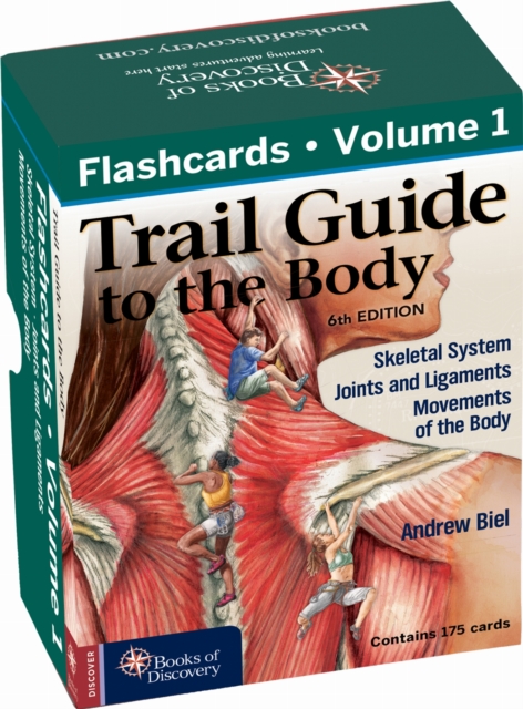 TRAIL GUIDE TO THE BODY FLASH CARDS, VO1 by BIEL, ANDREW Paperback Self Help