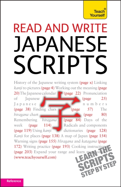 Read and write Japanese scripts Teach yourself