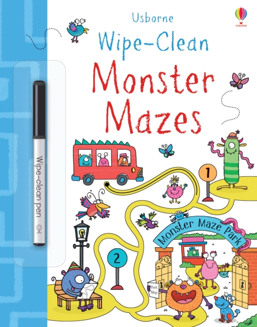 Wipe-Clean Monster Mazes