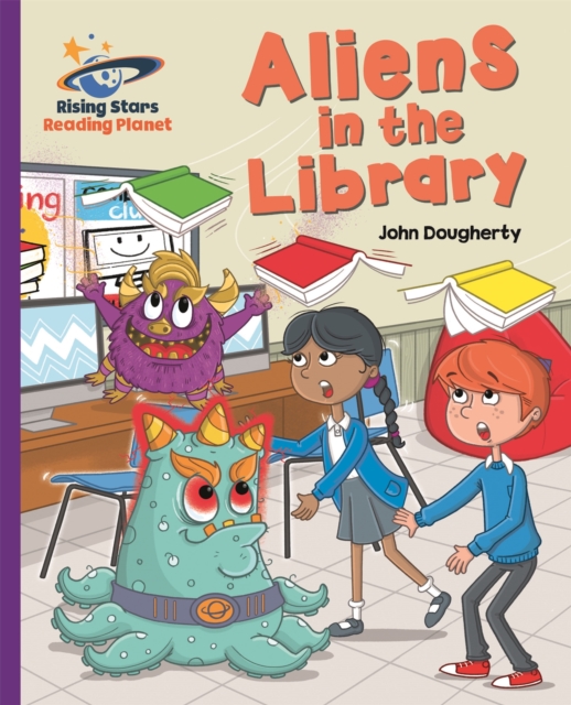 Reading Planet - Aliens in the Library - Purple Galaxy