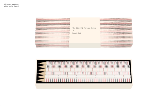 Paper + Goods Olivetti Patterns Pencil set