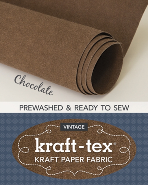 kraft-tex (R) Vintage Roll Chocolate Prewashed