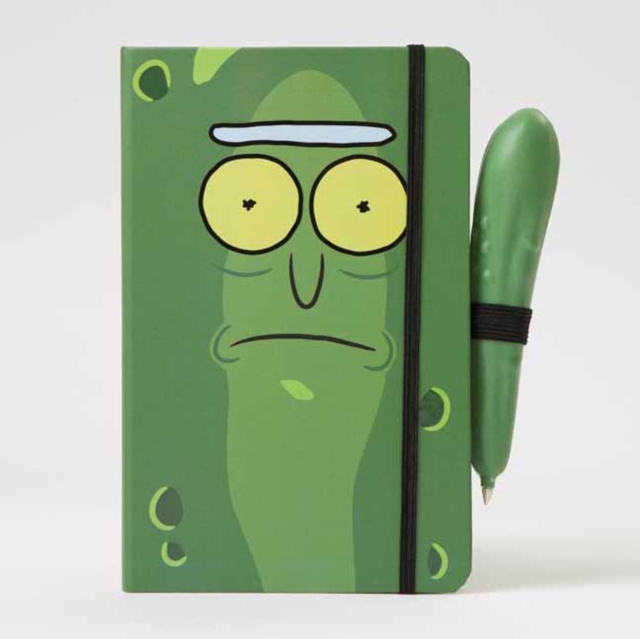 Rick and Morty Pickle Rick Hardcover Ruled Journal With Pen