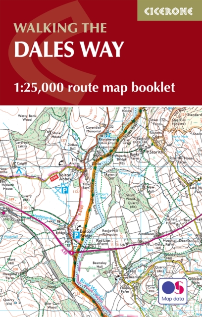 The Dales Way Map Booklet : 1,25:000 route map booklet