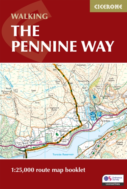 Walking the Pennine Way Map Booklet : 1:25,000 OS Route Mapping book cover