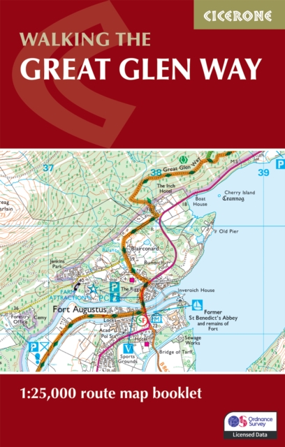 Walking the Great Glen Way Map Booklet : 1:25,000 OS Route Mapping book cover