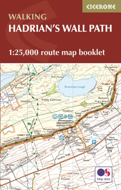 Hadrian's Wall Path Map Booklet : 1:25,000 OS Route Mapping book cover
