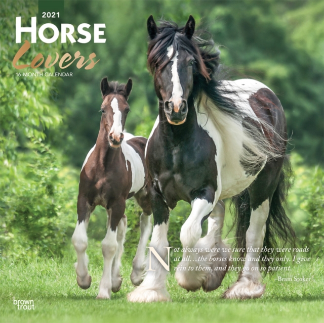 Horse Lovers 2021 Square Foil Calendar